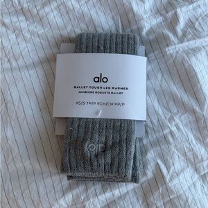 ALO Yoga BRAND NEW  Gray Ballet Leg Warmers